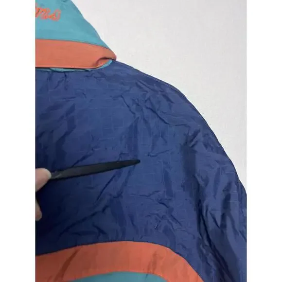Vintage Miami Dolphins Windbreaker Full Zip Jacket NFL Pro Line Starter Size XL
